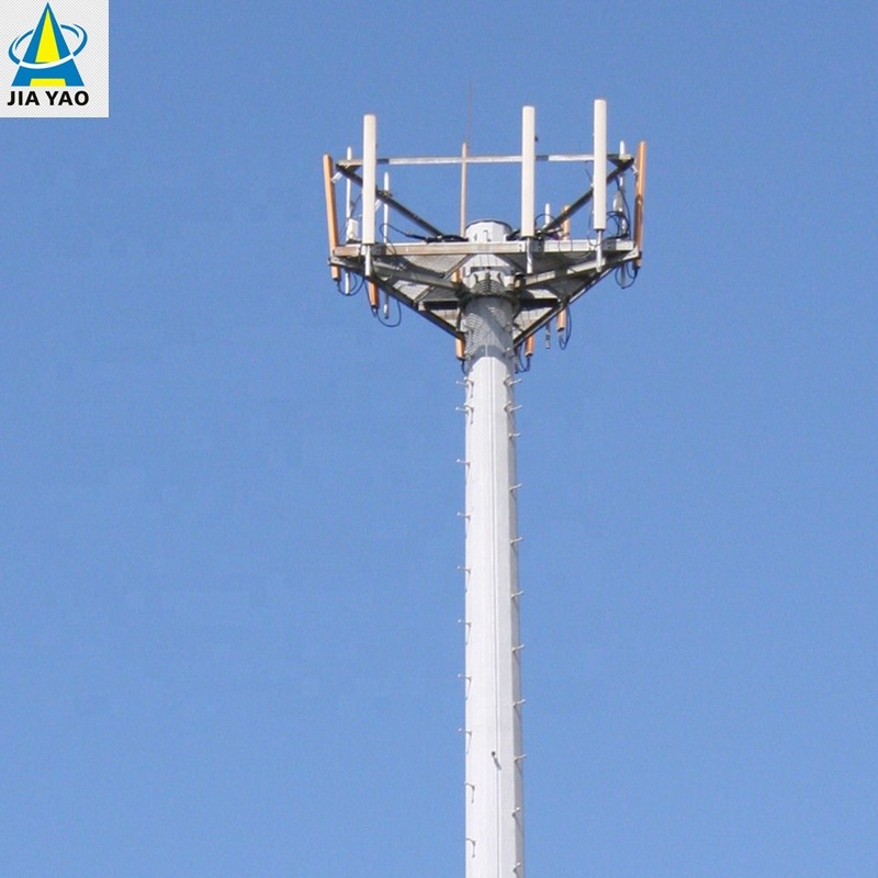 Buy cheap Oem Antenna 30m Monopole Steel Tower Self Supporting Mast Wifi Telecom product