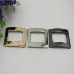 Buy cheap Customer's custom simple nickel gold metal square buckle for shoes accessories from wholesalers