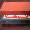 Buy cheap Dark Red Rubber Sheet with Close Cell and Double Impression Fabric or Smooth Surface from wholesalers