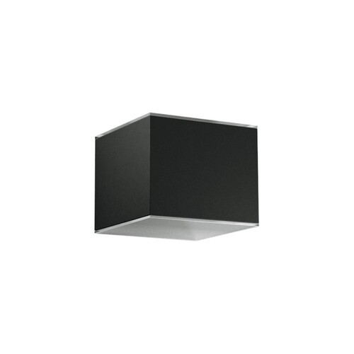 Buy cheap Cube Outdoor Solar Powered Garden Lights Matte Black Wall Light 2700K Rechargeable from wholesalers
