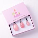 Buy cheap Rose Quartz Yoni Egg Set Womens Sex Toys Natural Stone Crystal Yoni Wand Kegel Ball from wholesalers