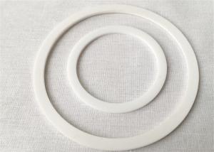 Buy cheap White Round Flat PTFE Gasket Ptfe Sealing Gasket For Communication Equipment product