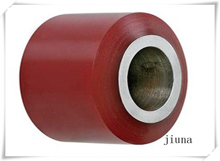 Buy cheap Cast Iron Polyurethane Wheels Dia High Tear Resistance  80 * 70 / 60 / 55 Width from wholesalers