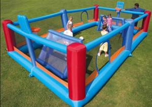 Buy cheap The 18oz PVC Inflatable Sports Games Football Beach Volleyball Field With Kids product