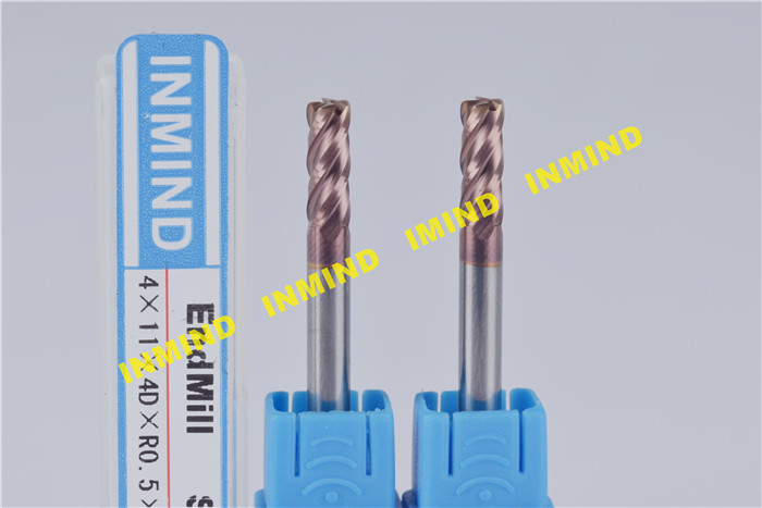 Buy cheap 8 mm Dia R0.5 Corner Rounder Tool 2 / 4 Flute , HRC55 , SiN / AlTiN Coating from wholesalers