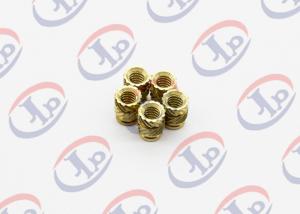 Buy cheap High Precision Lathe Machining Parts, Small Brass Knurling Inserts product