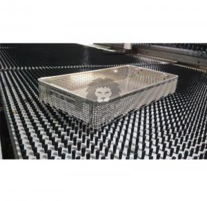 Buy cheap Perforated Side, Stainless Steel Wire Mesh Basket Tray,Wire Mesh Tray, Sterilizing Tray, Sterilization Tray, Sterilizing product