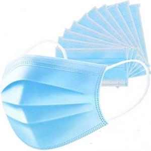 Buy cheap Non-Woven 3ply Disposable Face Mask Earloop Face Mask Medical 3Ply Earloop Mouth Mask 3 Layer Face Mask product
