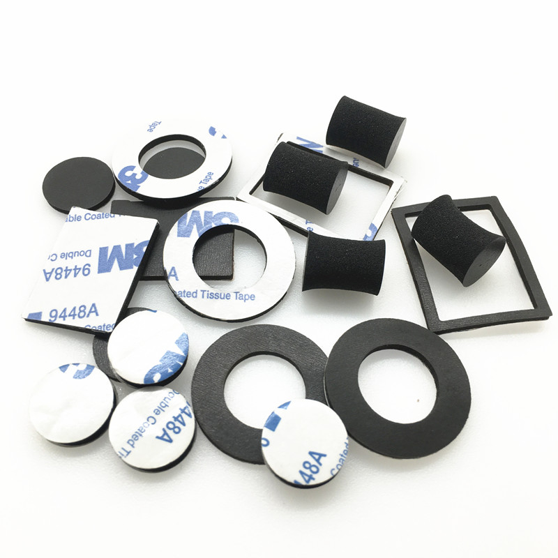 Buy cheap Die Cutting Neoprene Tape / Sponge Gaskets With Acrylic Adhesive CR Foam from wholesalers