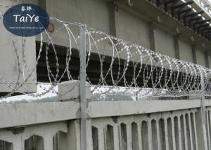 Buy cheap BTO-22  CBT-65 Used Together With Chain Link Fence, Welded Mesh Hot Dip Galvanized Razor Blade Iron Wire product