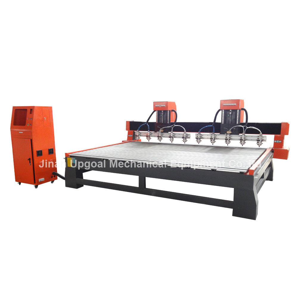 Buy cheap 10 Heads 10 Spindles Furniture CNC Engraving Cutting Machine 2500*2200mm product