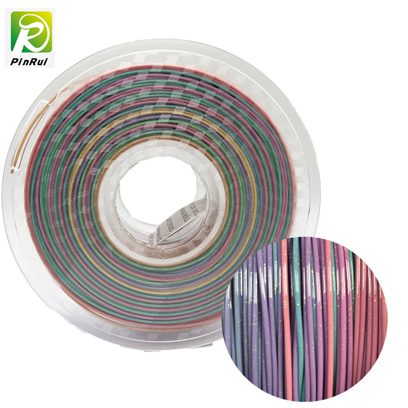 Buy cheap PLA 1.75mm 3D Printer Filament Sparkle Twinkling Rainbow Color product