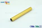 Buy cheap 6063 T5 Golden Color Anodised Aluminium Profile ，Extruded Aluminum Tube from wholesalers