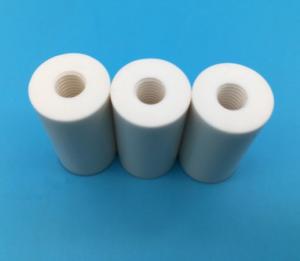 Buy cheap Technical Threaded Zirconia Ceramic Tube Bush Sleeve High Temperature Resistance product