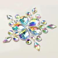Buy cheap Colorful Pear Shaped Sew On Glass Crystals , Extremely Shiny Sew On Gemstones product