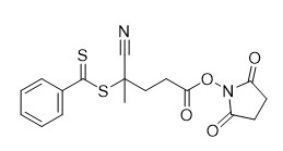 Buy cheap N-Succinimidyl 4-Cyano-4-(Phenylcarbonothioylthio)Pentanoate RAFT Reagent CAS 864066-74-0 C17H16N2O4S2 95% from wholesalers