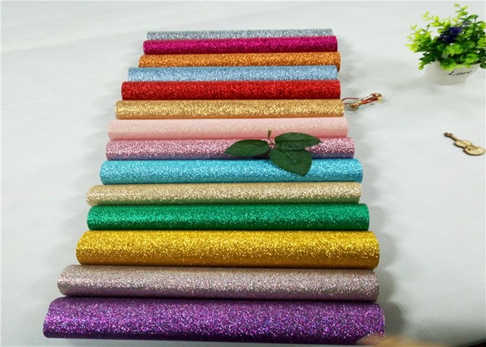 Buy cheap 3D Chunky Glitter Leather PU Glitter Fabric For Upper Shoes In Roll product