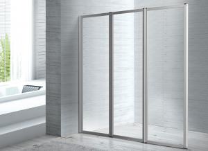 Buy cheap Folded Screen Glass 1400 X 800 Walk In Shower Enclosure CE SGS Certification product