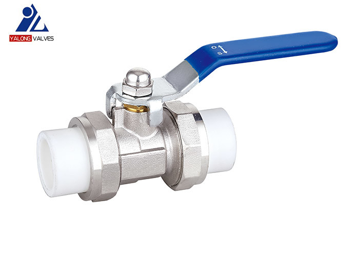 Buy cheap PVC 20mm Double Union Brass Ball Valve Ppr Pipe Nickel Plated from wholesalers