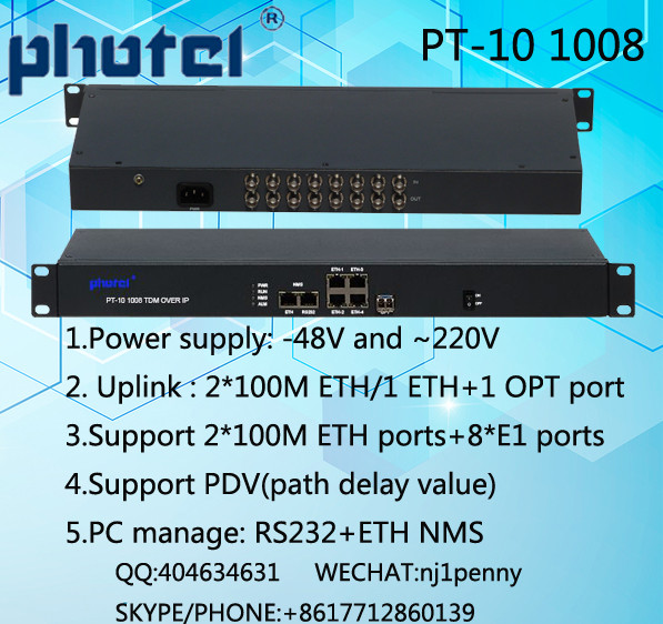 Buy cheap 1/4/8 E1 TDM OVER IP(support PATH DELAY VALUE) from wholesalers