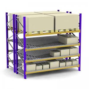 Buy cheap 500kg Roller Storage Rack 2500mm Warehouse Roller Rack System product