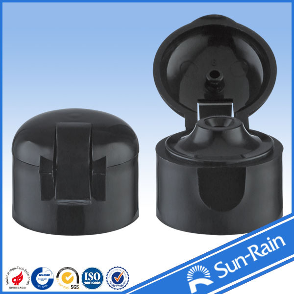 Buy cheap 24/410 Black plastic bottle cap for Hair care products , cosmetic bottle from wholesalers
