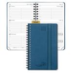 Buy cheap Night Blue 80GSM Paper Mini Weekly Planner Plastic Ruler Attached from wholesalers