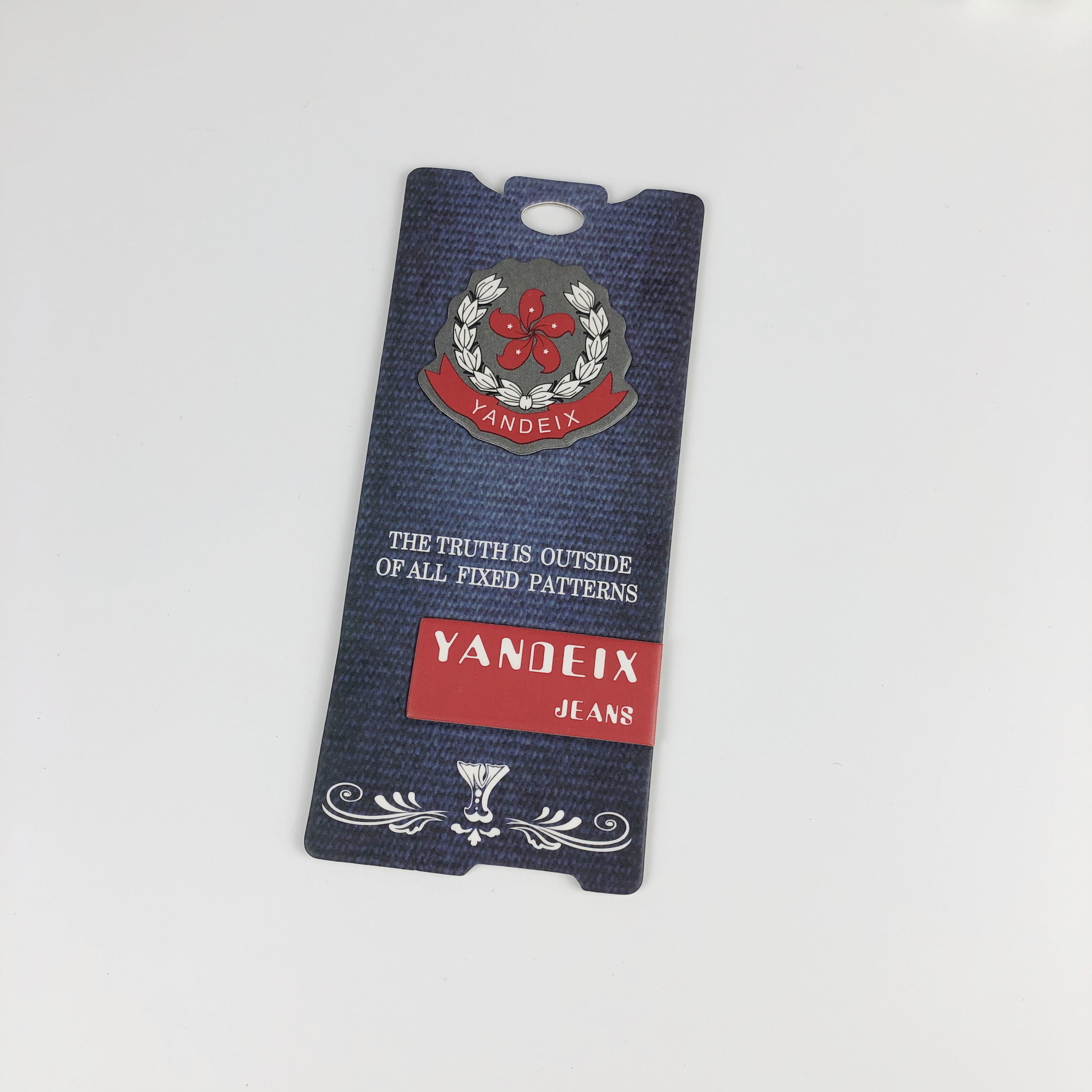 Buy cheap PET plastic lenticular print tag Flip effect lenticular hang tag for garment printed by OK3D from wholesalers