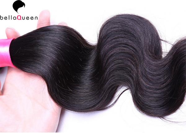 Buy cheap Smooth No Chemical Brazilian Virgin Hair / Body Wave Hair Weft No Splits from wholesalers