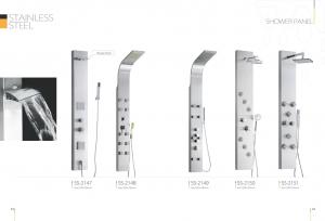 Buy cheap Stainless Steel Rainfall Shower Panel 1500 x 200 mm CE SGS Certification product