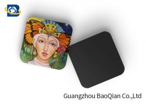 Buy cheap Square Wine Tea Cup Custom Printed Coasters 3D Lenticular Printing Service product