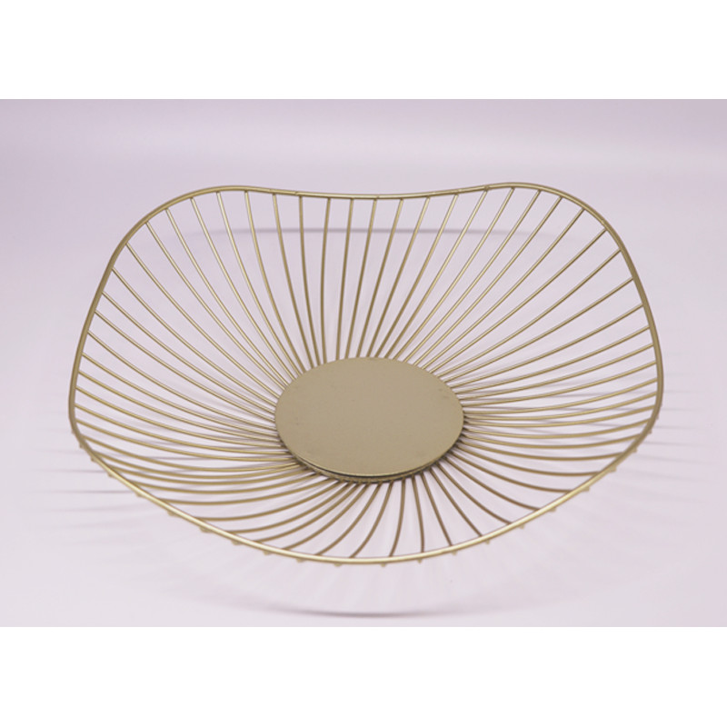Buy cheap Gold Plating Creative Portable Iso Metal Wire Fruit Basket from wholesalers