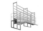 Buy cheap Anti Rust Cattle Loading Ramp 115mm X 42mm Oval Rail 2m Level Extension from wholesalers