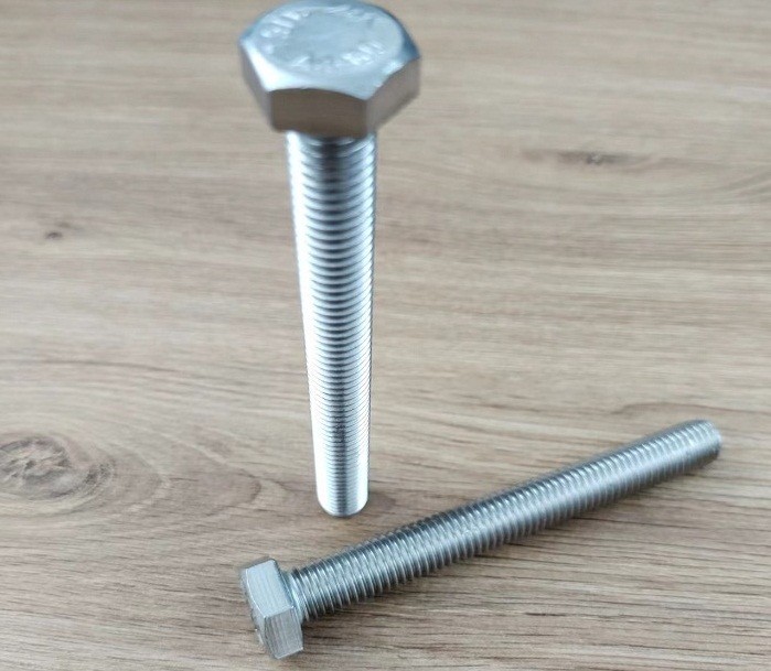 Buy cheap Stainless Steel 18 - 8 Full Coarse Thread Hex Head Tap Bolt With Six Sided Head from wholesalers