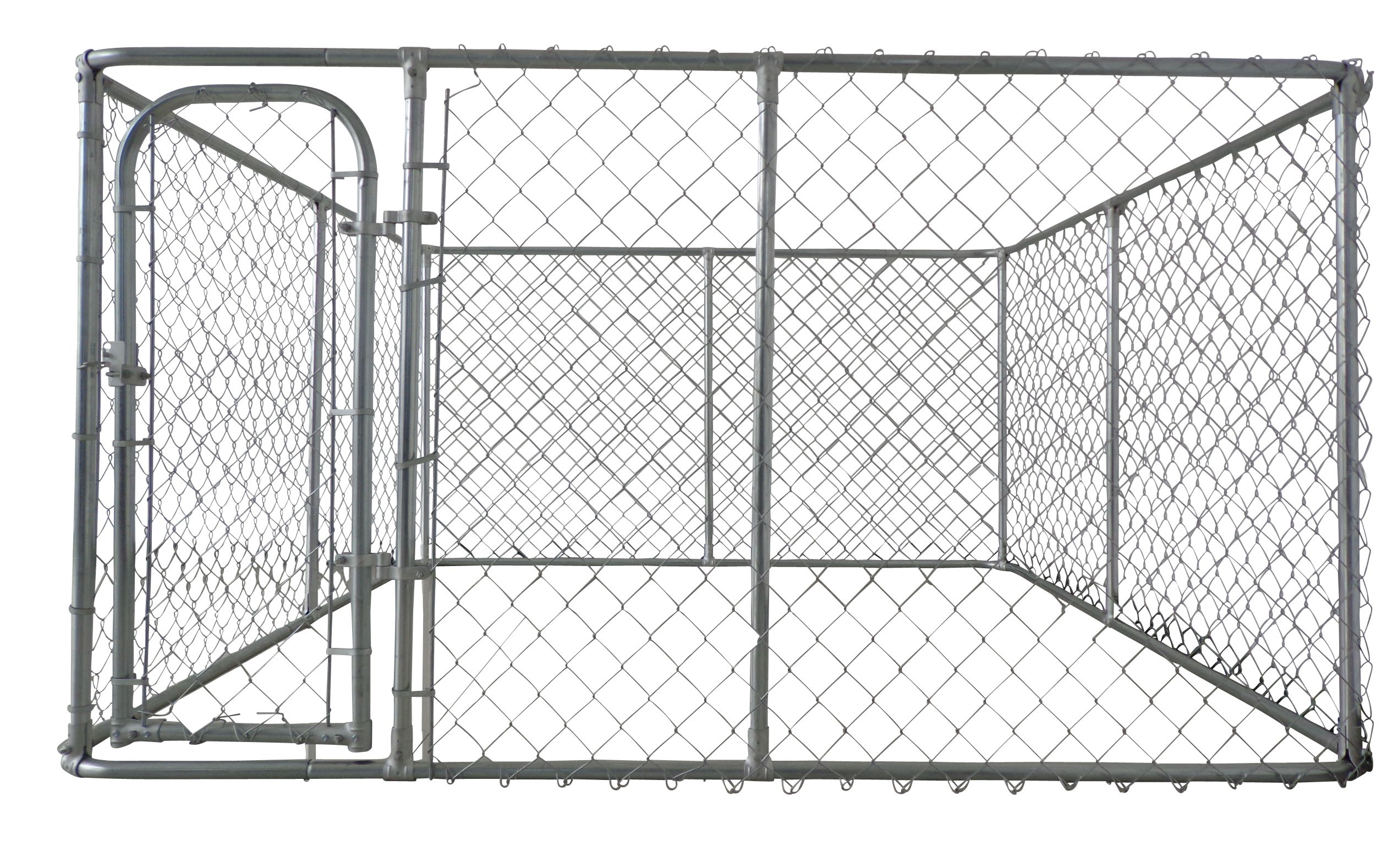 Buy cheap chain link dog run fence 6ft x 10ft x 10ft dog kennel chain mesh from wholesalers