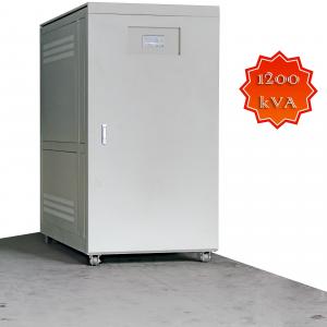 Buy cheap 1200KVA High Capacity Servo Controlled Voltage Stabilizer Vertical Full Auomatic product
