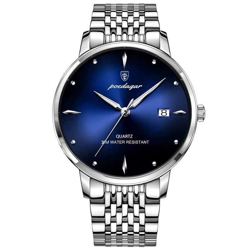 Buy cheap 135g Weight Stainless Steel Quartz Wrist Watch with Pointer Display from wholesalers