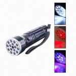 Buy cheap Three-in-one Multifunction LED Flashlight with Laser Pointer, for SOS from wholesalers