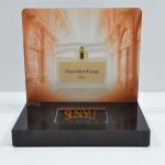 Buy cheap Laser Cutting Craft Cosmetic Display Rack Respectively Perfume Show from wholesalers