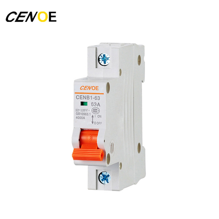 Buy cheap For Electric Vehicle 1/2/4P Interlocking 1-125A EV DC Power Circuit Breaker MCB product