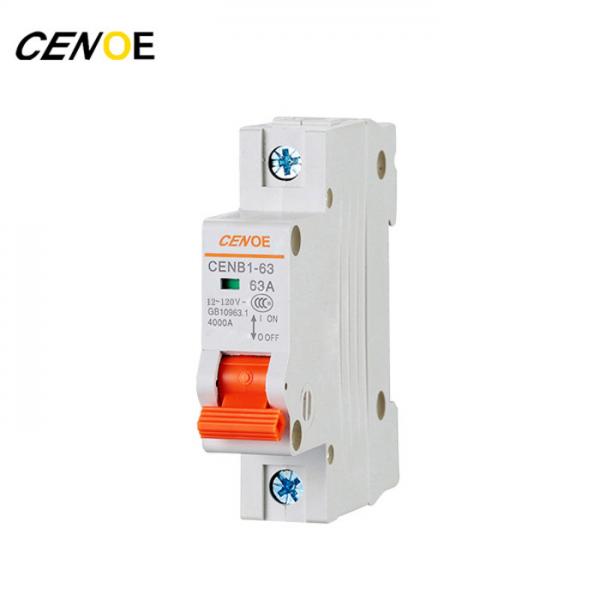 Quality For Electric Vehicle 1/2/4P Interlocking 1-125A EV DC Power Circuit Breaker MCB Wenzhou Switch for sale