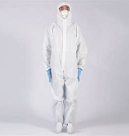 Buy cheap Biological Hazmat Plastic Protective Suit For Medical Isolation product