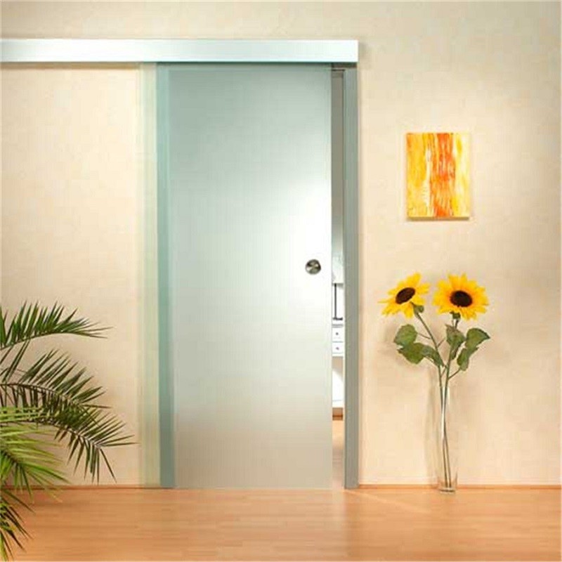 Buy cheap American Barn Tempered Glass Door Solid Indoor Stainless Steel from wholesalers