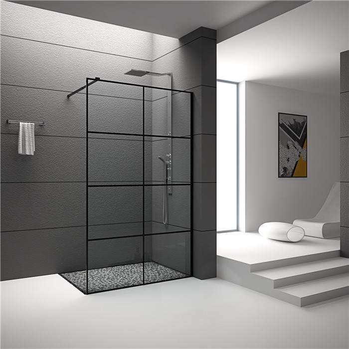 Buy cheap Explosion Proof Texture Shower Glass For Bathtub Free Standing product