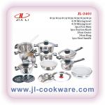 Buy cheap kitchen cookware set with bakelite handle & thermometer knobs from wholesalers