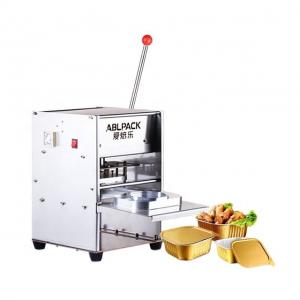 Buy cheap Manual Aluminum Foil Container sealing  Machine baking dessert holder cups cake case wrapper candy tray product