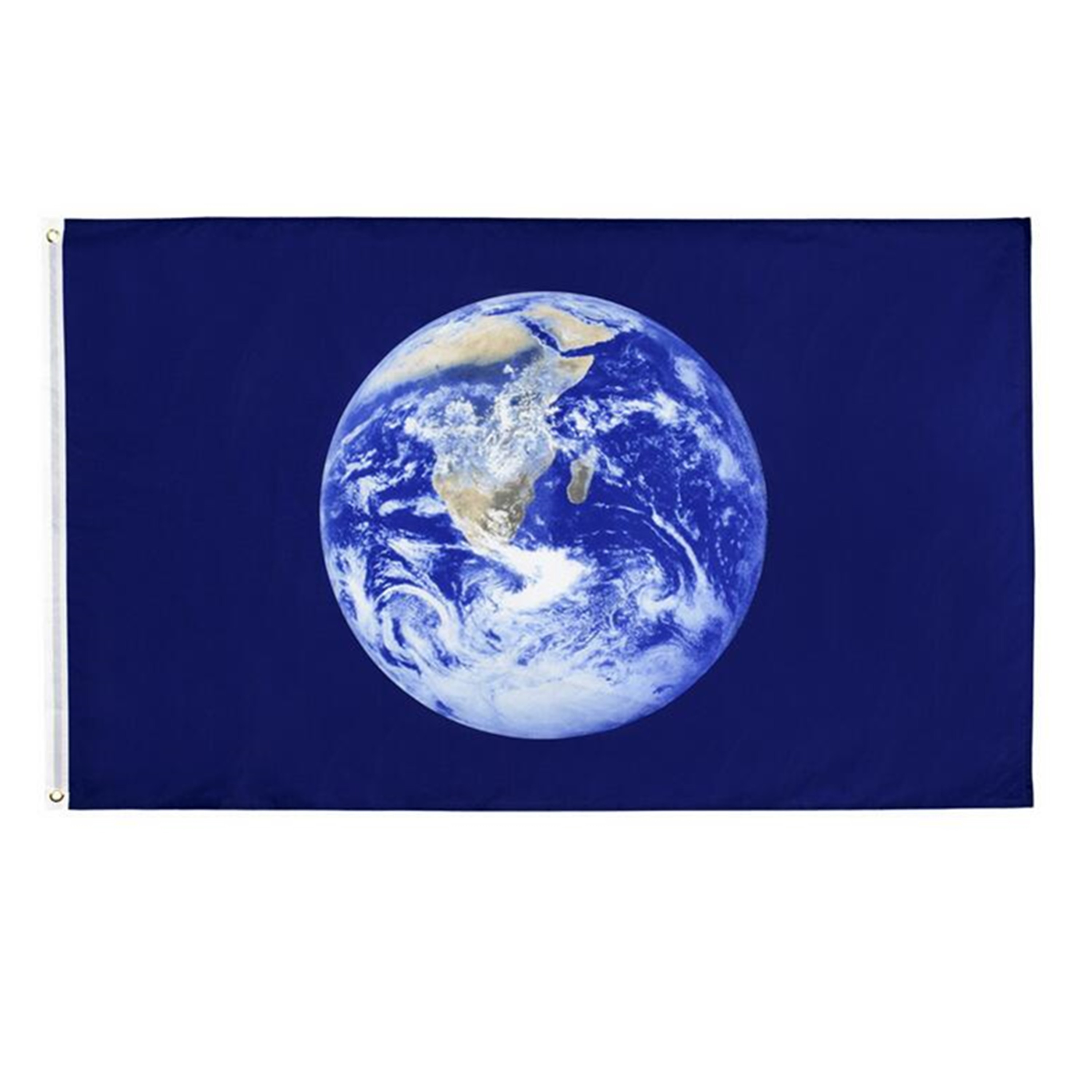 Buy cheap 3x5ft Rectangle 110g Polyester Earth Flag With Brass Grommets from wholesalers