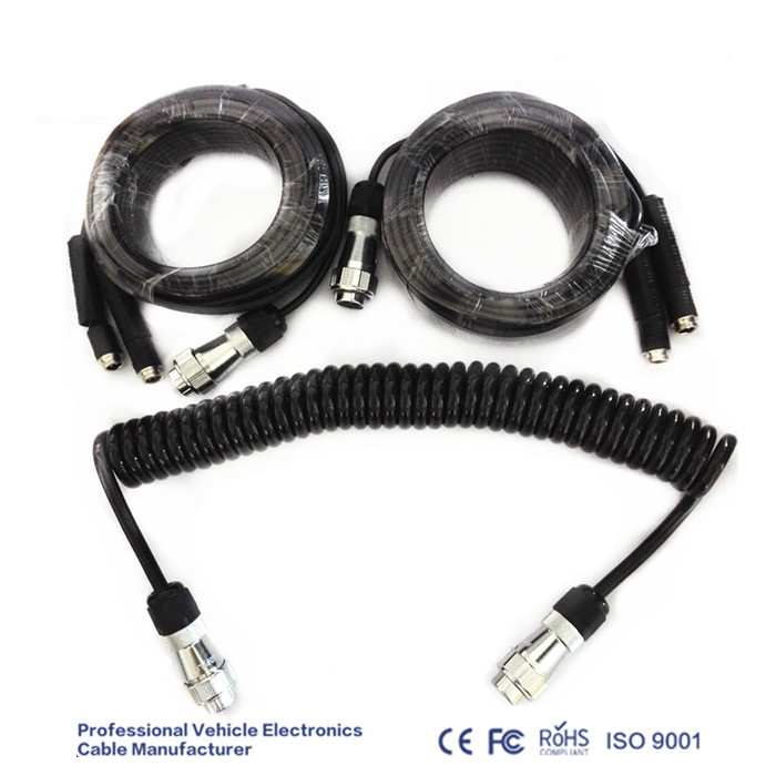 Buy cheap Waterproof 7 Pin Coiled Trailer Cable , 24V Coiled Electrical Cable product
