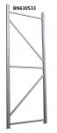 Buy cheap Super Wide Steel Freestanding Shelving Unit , 36 * 96 Inch Pallet Rack Upright Frame from wholesalers