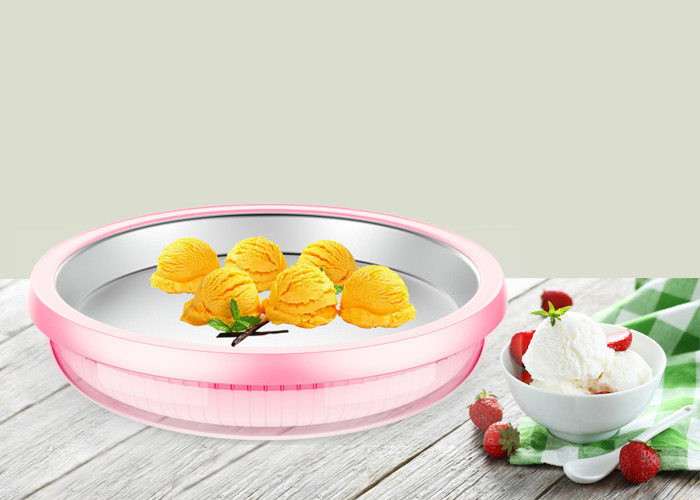 Buy cheap Mini Size Instant Ice Cream Tray , Ice Cream Making Pan Eco - Friendly from wholesalers